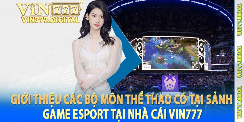 Giới Thiệu Các Bộ Môn Thể Thao Có Tại Sảnh Game Esport Tại Nhà Cái Vin777